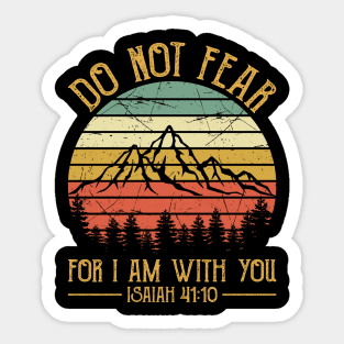 Vintage Christian Do Not Fear For I Am With You Sticker